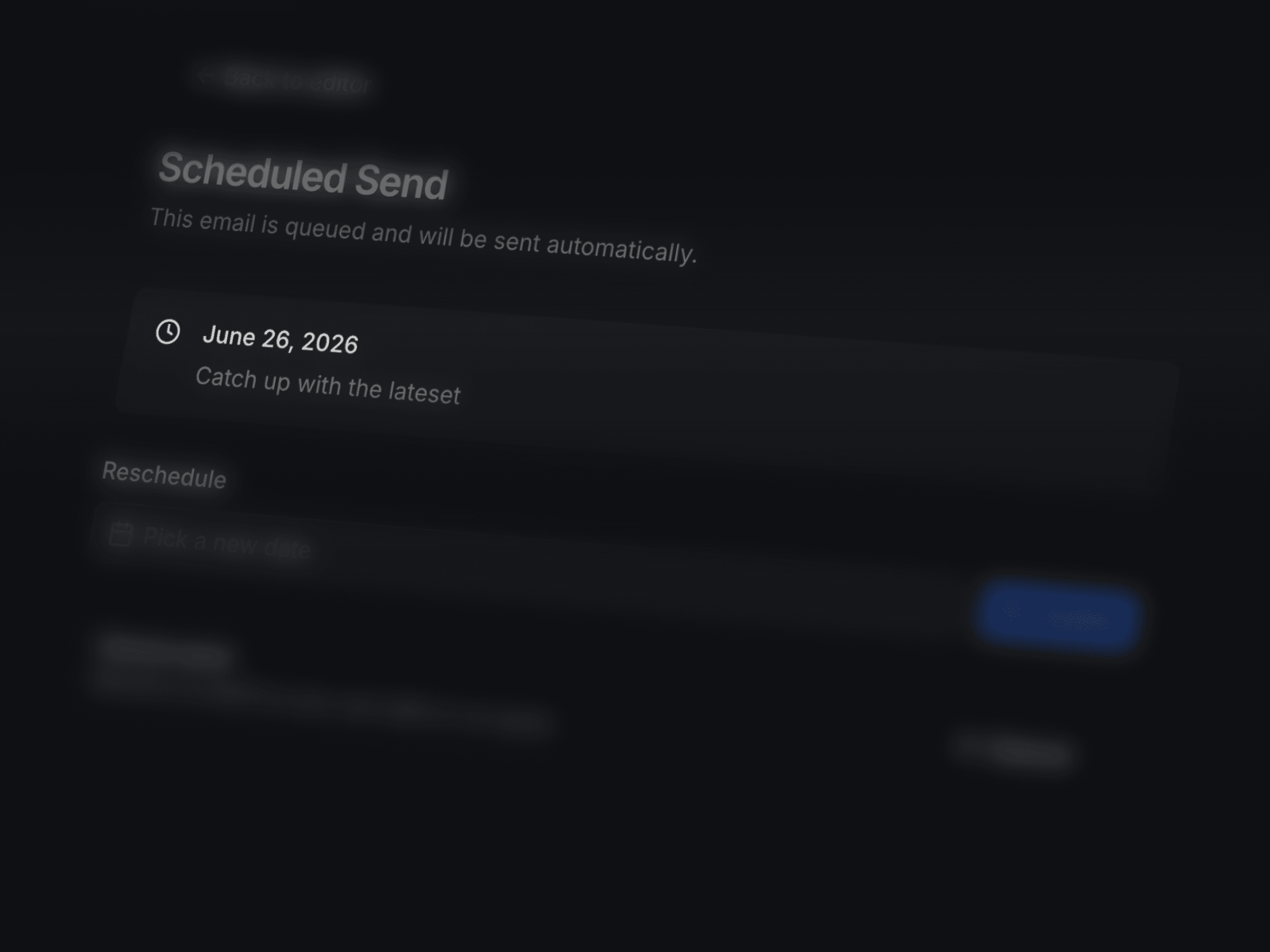 MailKit scheduling — schedule newsletters ahead